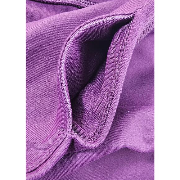 PrAna Olympia M SHORT PETITE plum purple stretch bootcut leggings pants EUC - Picture 6 of 10